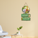 Jungle Friends Inspirational Wall Hanging