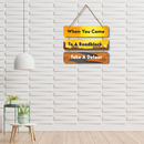 Motivational Roadblock Quote Wall Hanging