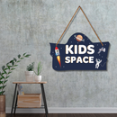 "Blast Off to Fun – Kids Space Zone" Wall Hanging - ICraft asia