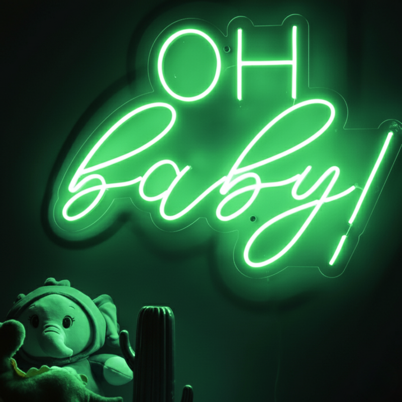 Oh Baby! Neon Sign