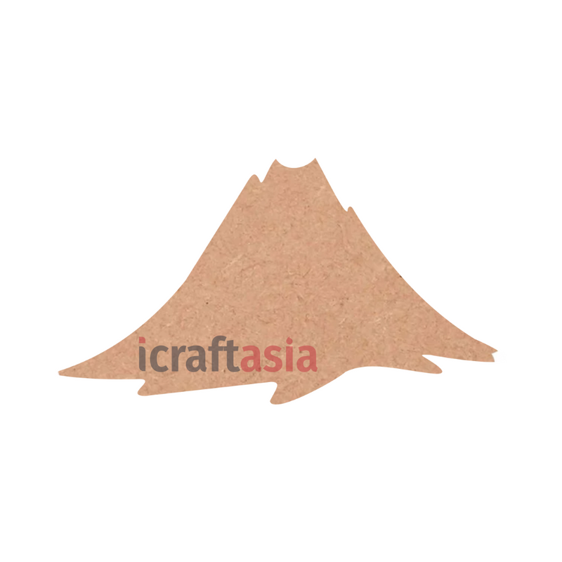 Mountain Shape MDF Cutout