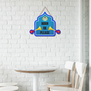 Horn OK Please Wall Hanging