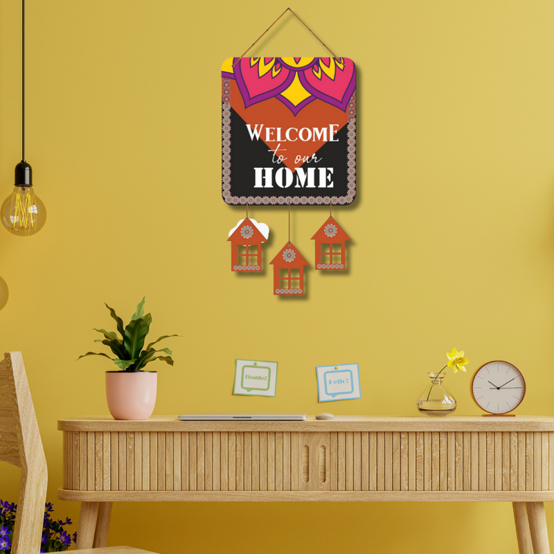 "Welcome to Our Home" wall hanging