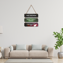 Hacker Mindset Motivational Wall Hanging