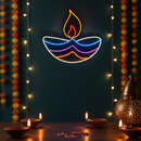 Radiant Neon Diya Light