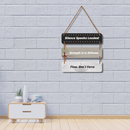 Silence and Stillness Motivational Wall Hanging