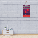 Love is Life Motivational Wall Hanging