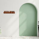 Keys Here Wooden Key Holder