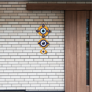 Blue Eye Evil Eye Wooden Wall Hanging
