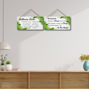 Bathroom Rules Wall Hanging