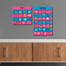 "Marathi Varnamala" Wooden Wall Hanging - ICraft asia