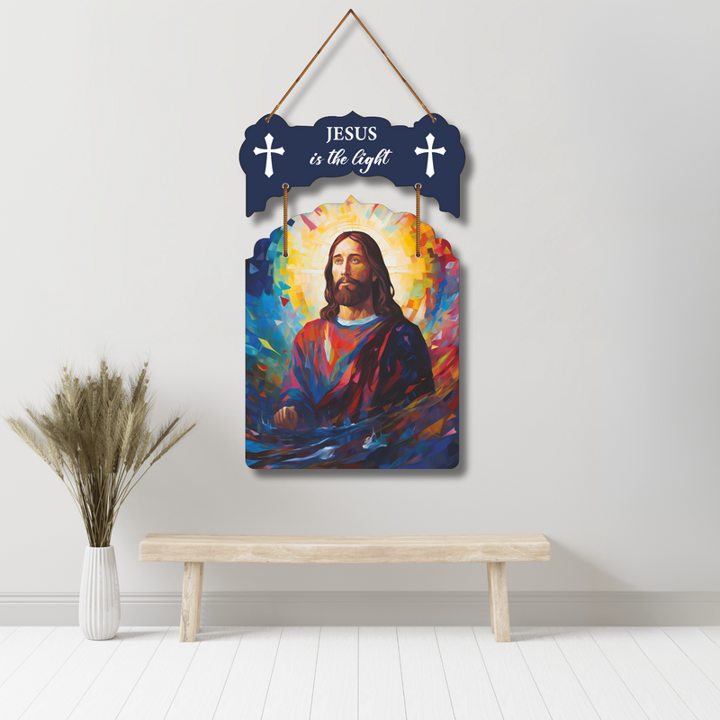 "Jesus In The Light" Wall Hanging