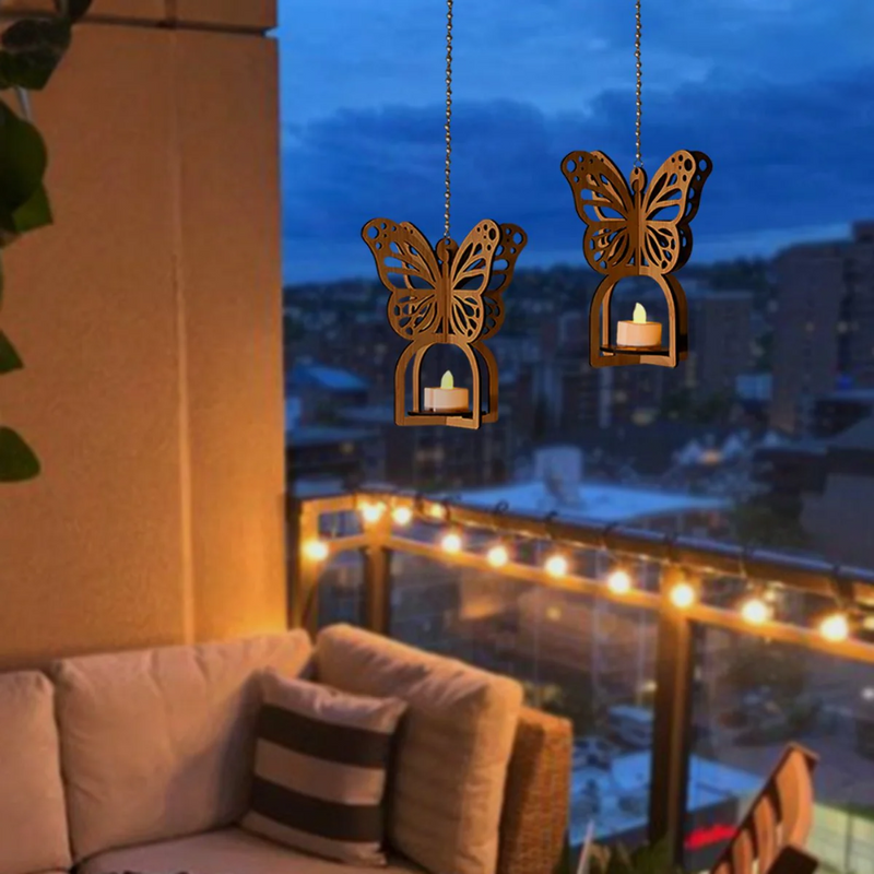 Hanging Butterfly Diya Holder