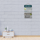 Work Hard in Silence Motivational Wall Hanging