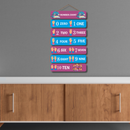 Number Count wall hanging - ICraft asia