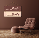 as Friends, Leave as Family" wall hanging - ICraft asia