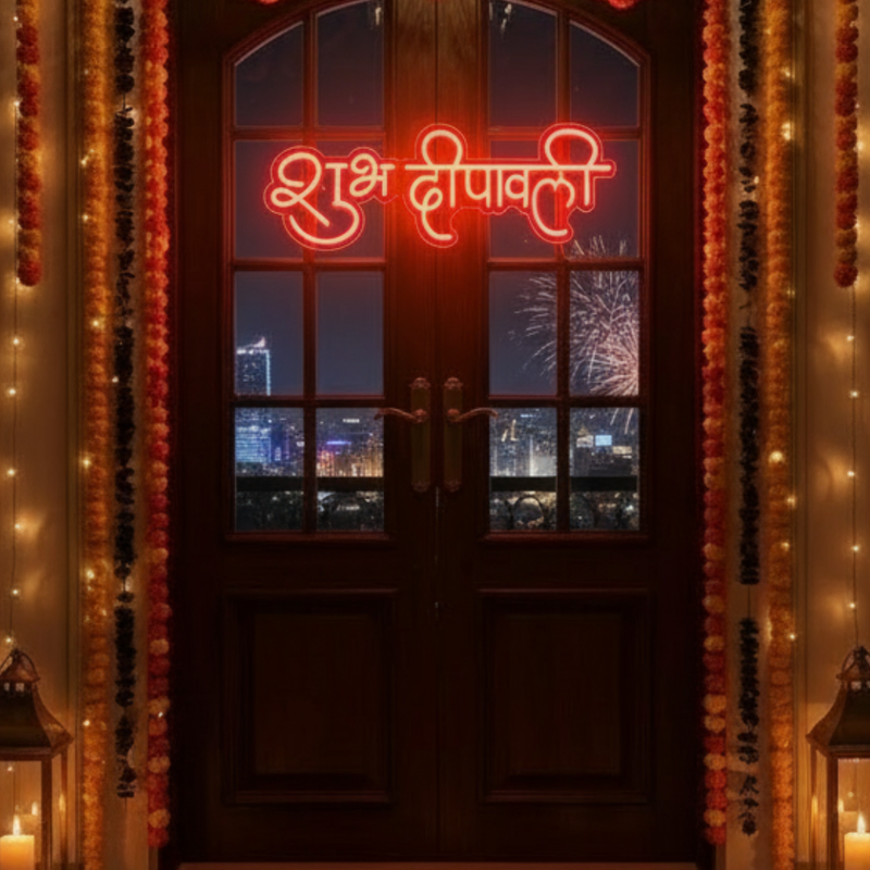 Shubh Deepavali Neon Sign
