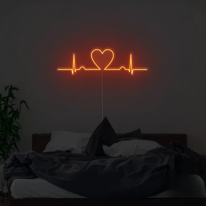 Heartbeat Neon Sign