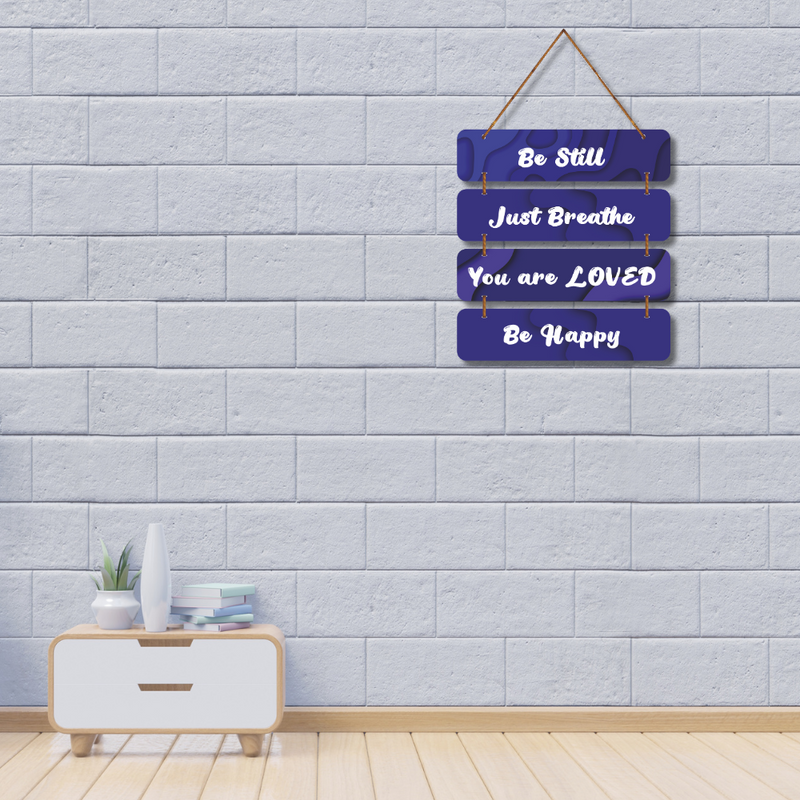 Peaceful Mind Inspirational Wall Hanging