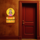 Welcome Ganesha Mantra Wooden Wall Hanging