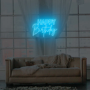 Happy Birthday Neon Sign