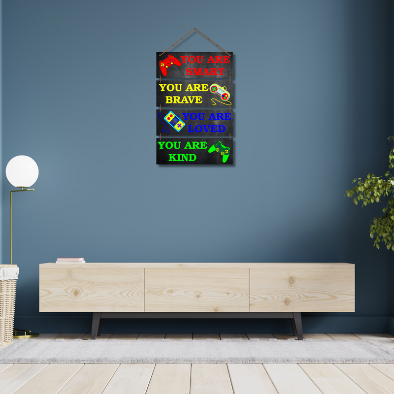 "Room Wooden Video Game" Wall Haning - ICraft asia