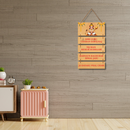 Hanuman Chalisa Shri Guru Charan Saroj Raj Wooden Wall Hanging