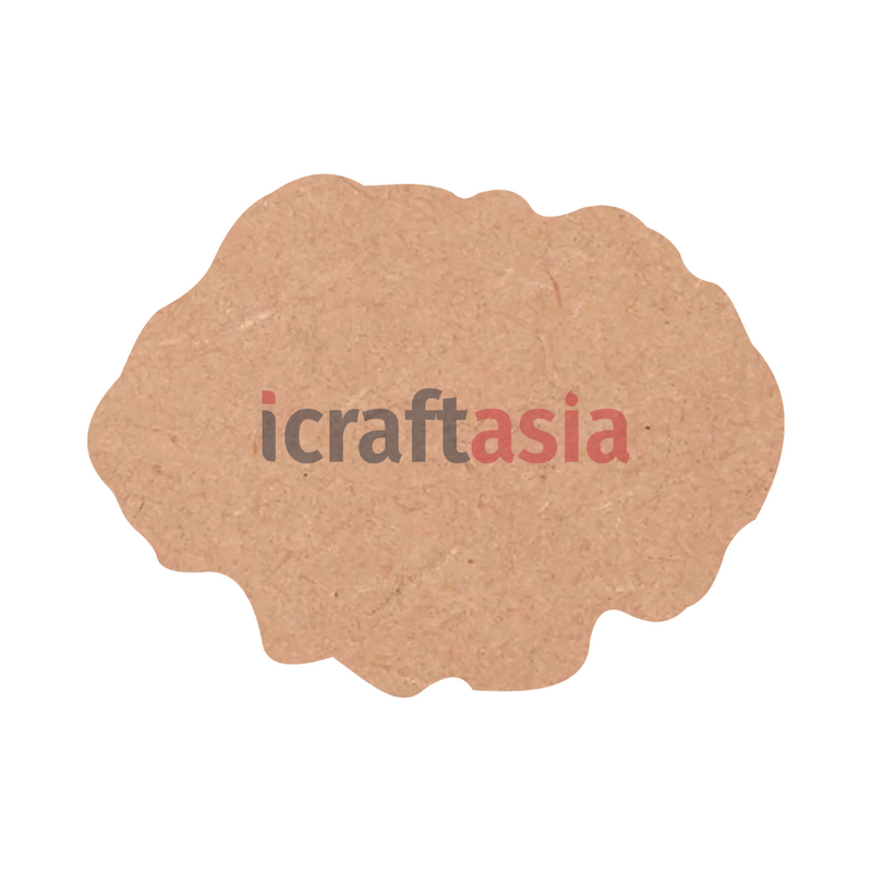Cloud Shape MDF Cutout