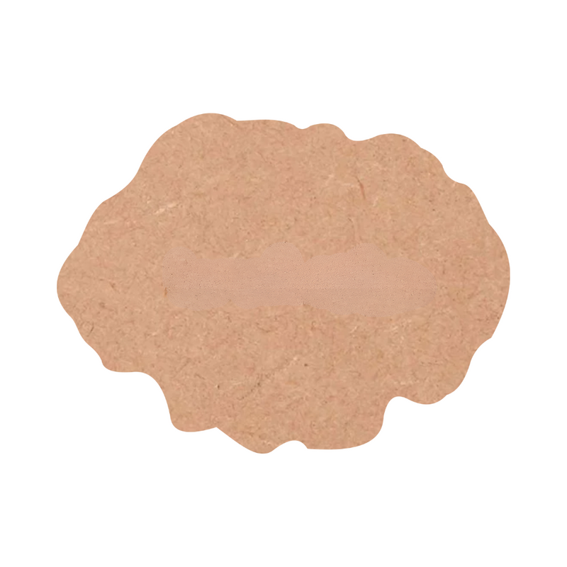 Cloud Shape MDF Cutout