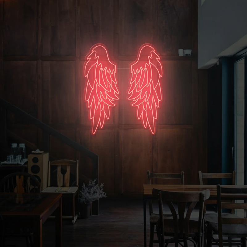Aura Wings Neon Sign