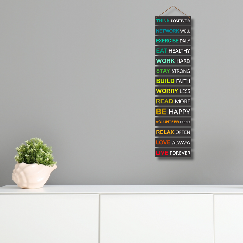 "Think Positively" wall hanging - ICraft asia