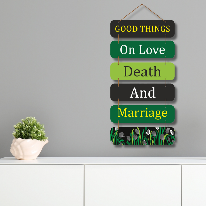 "Good Things" Wall Hanging