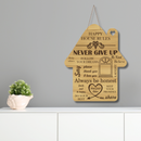 "Happiness is a Kitchen Full of Family, Eat Fresh" Wall Hanging - ICraft asia