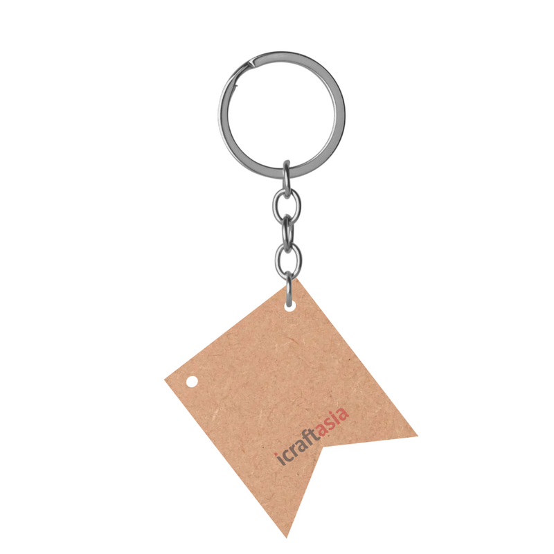 MDF Hanging Banner Base Key Chain