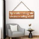 "Daring Adventure Quote" Wall Hanging - ICraft asia