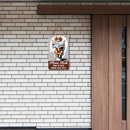 Funny Dog Toilet Reminder Wall Hanging