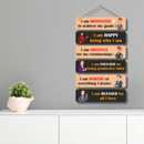 "I Am Motivated" Wooden Wall Hanging - ICraft asia