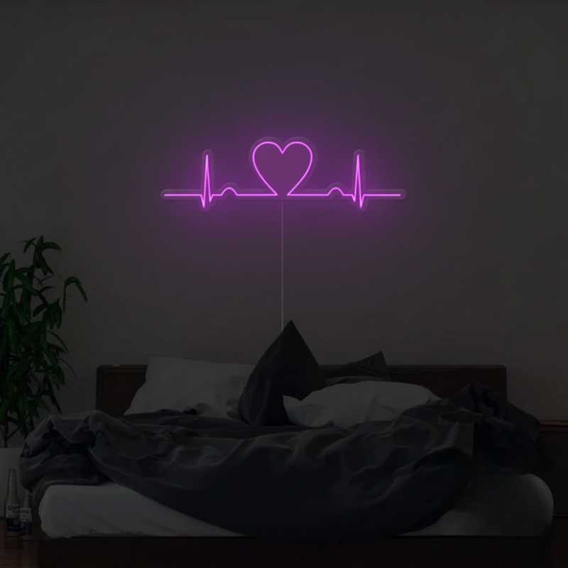 Heartbeat Neon Sign