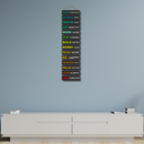 "Think Positively" wall hanging