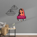 Beautiful Girl Quote Wooden Key Holder - ICraft asia