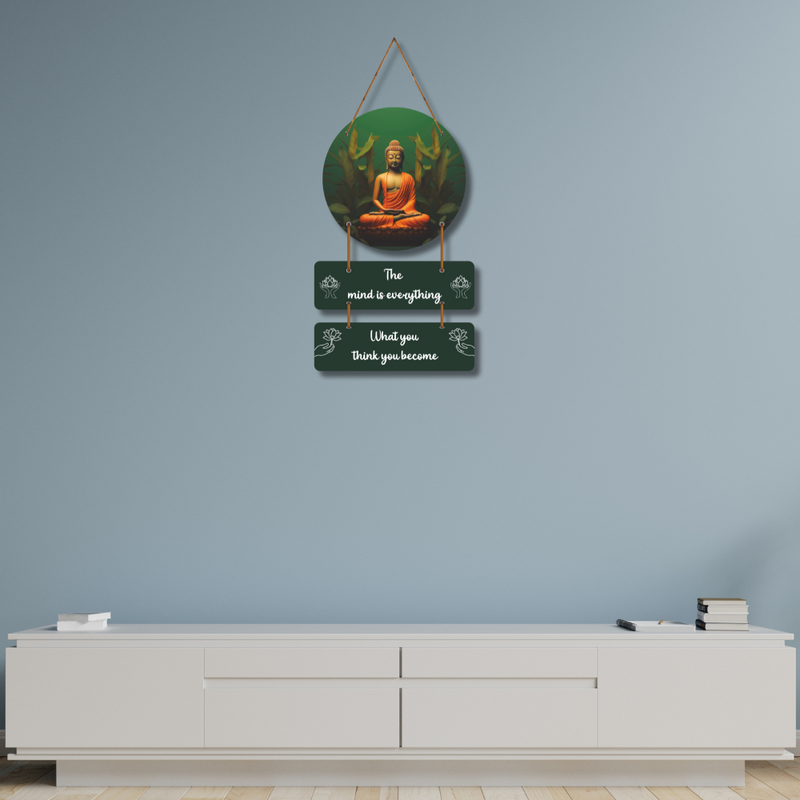 The Mind is Everything – Buddha Wall Hanging