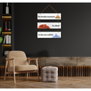 "Is the one withinTo climbThe hardest mountain"  Wall Hanging - ICraft asia