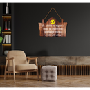 "Om AstoMa Sadramay" Wooden Wall Hanging - ICraft asia