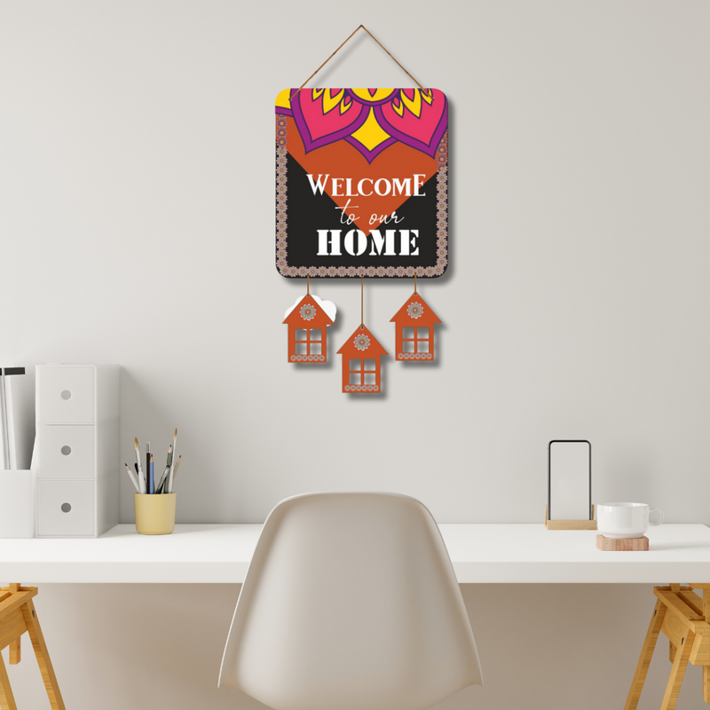 "Welcome to Our Home" wall hanging