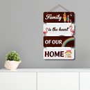 "Family Is the Heart of Our Home" Wall Hanging - ICraft asia