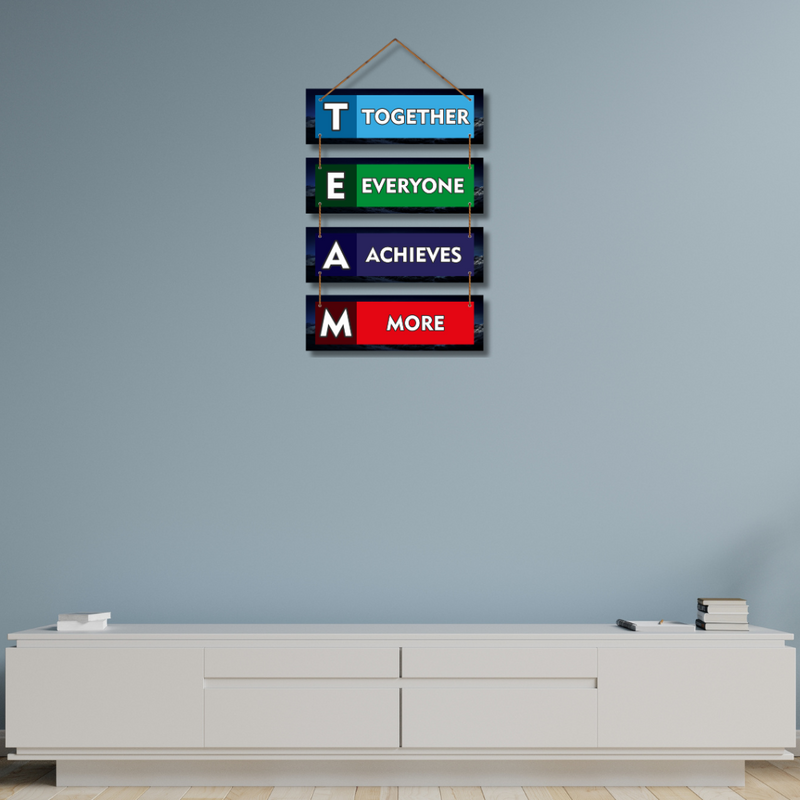 TEAM Motivation Wall Hanging