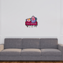 Tea Break Wooden Key Holder - ICraft asia