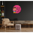 "Tara Dhyan Kidar Hai Teri Maa Idar Hai"  Wall Hanging - ICraft asia