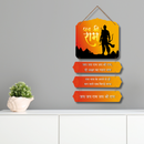 "Jai Jai Ram Jai Shree Ram" Wall Hanging - ICraft asia