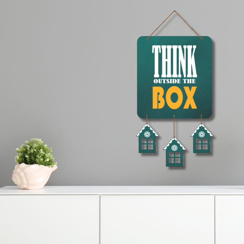 "Think Outside the Box" wall hanging - ICraft asia